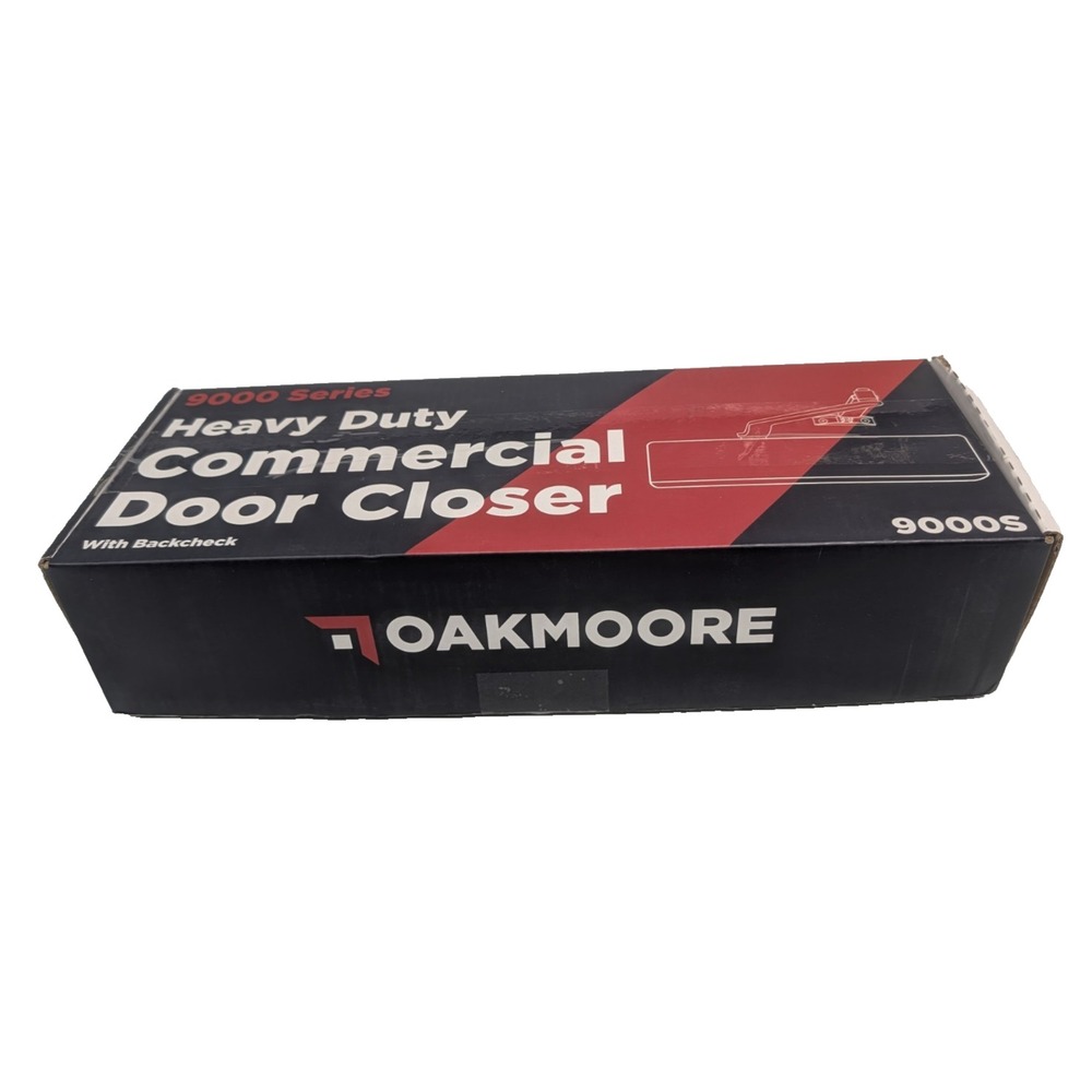 Oakmoor 9000S Heavy Duty Commercial Door Closer Silver - NEW